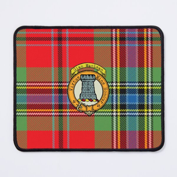Item preview, MacLean Scottish Tartan and Crest designed and sold by BagTown Clans.