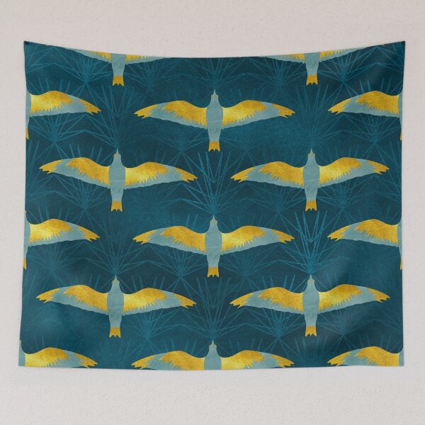 Item preview, Blue Seagulls designed and sold by cesartorresart.