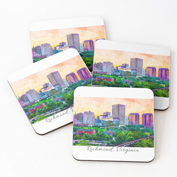 Item preview, Illustration of Richmond, Virginia.  RVA Sketch designed and sold by SnakeCharm.