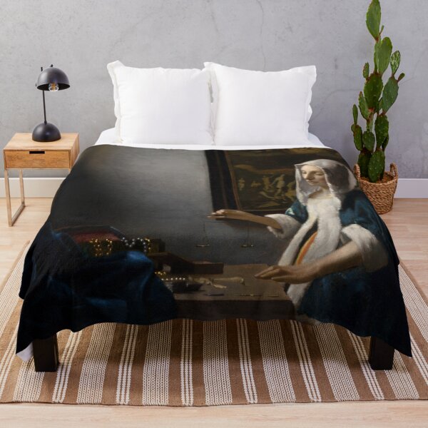 Item preview, Woman Holding a Balance | Johannes Vermeer | 1664 Baroque Art designed and sold by CJET.