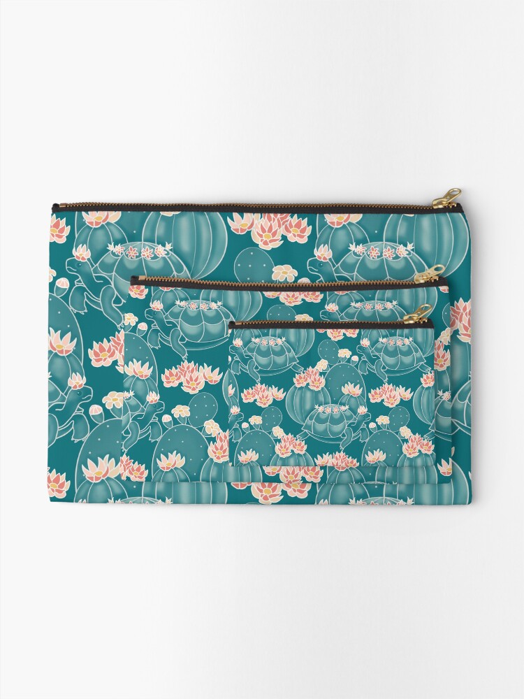 Alternate view of Find a tortoise Zipper Pouch