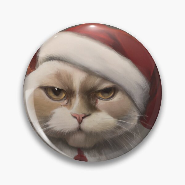 Item preview, Christmas cat designed and sold by elevatedPrints.