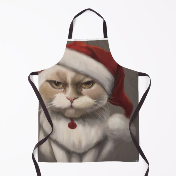 Item preview, Christmas cat designed and sold by elevatedPrints.