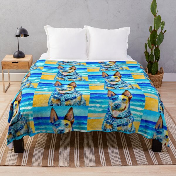 Item preview, Blue Heeler at the Beach 2 designed and sold by ChrisButler.