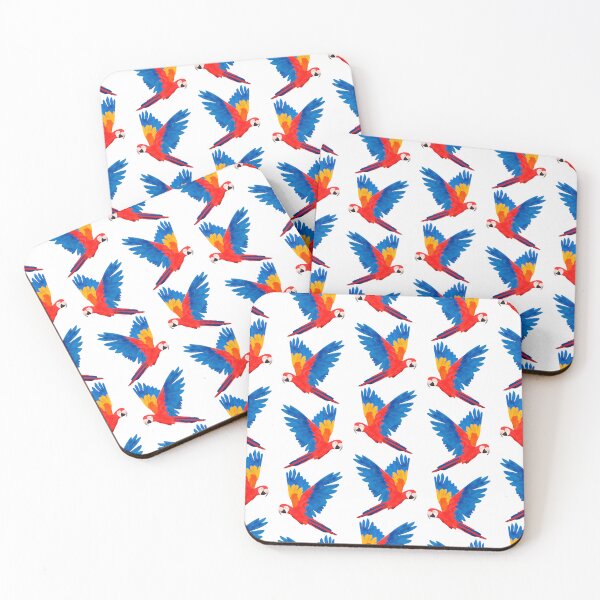 Item preview, Scarlet macaws designed and sold by cesartorresart.