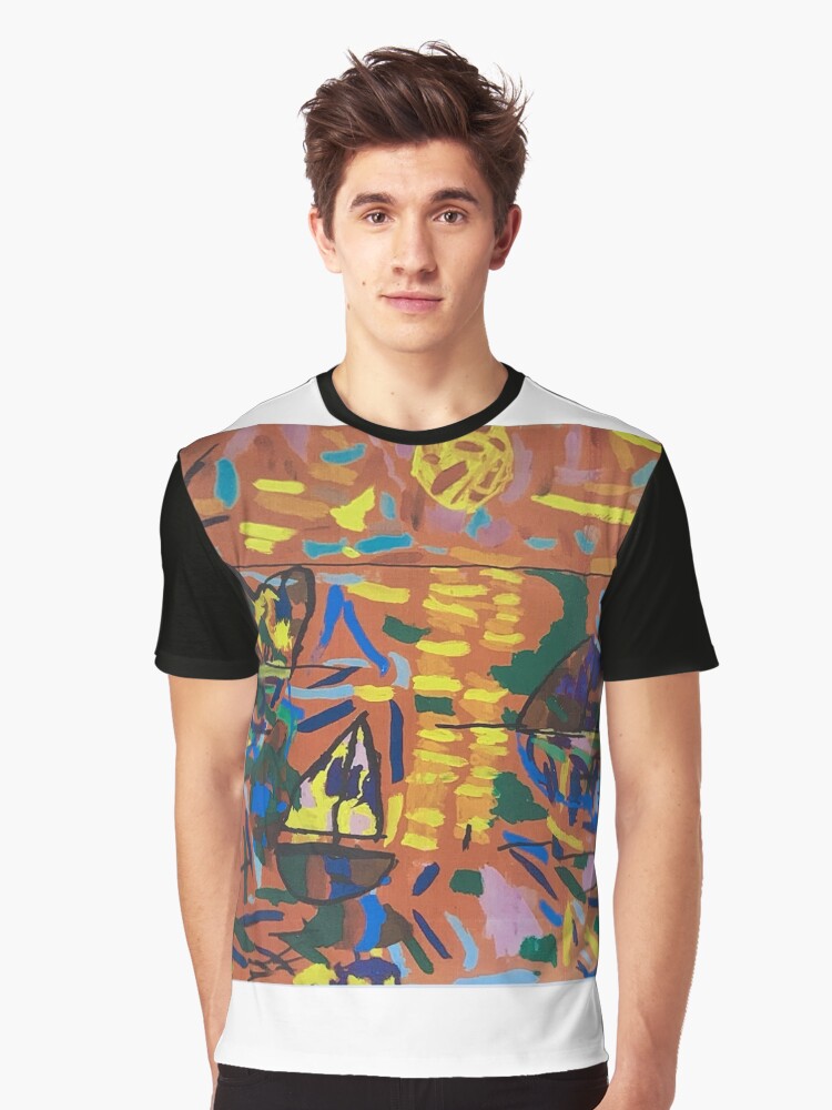 Thumbnail 1 of 5, Graphic T-Shirt, SUN-SUMMER-SEA designed and sold by Maximus65.