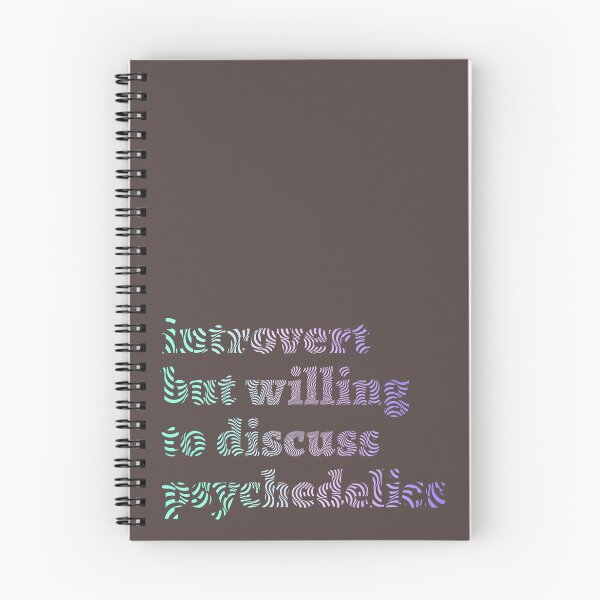 Item preview, introvert but willing to discuss psychedelics | funny concept designed and sold by monkeybusiness.pt.