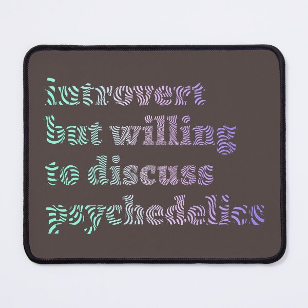 Item preview, introvert but willing to discuss psychedelics | funny concept designed and sold by monkeybusiness.pt.