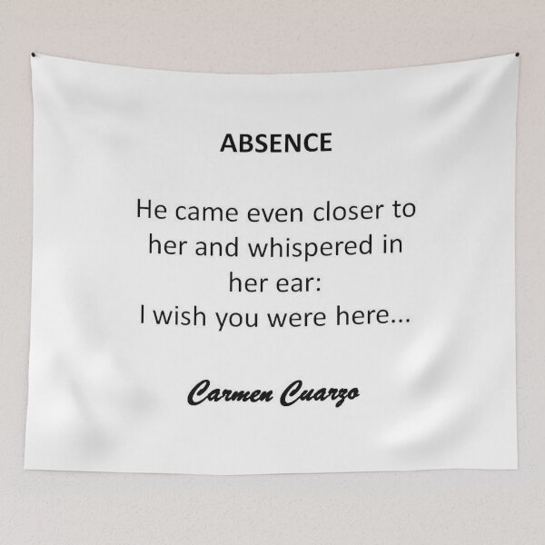 Item preview, Absence (white background) designed and sold by carmencuarzo.