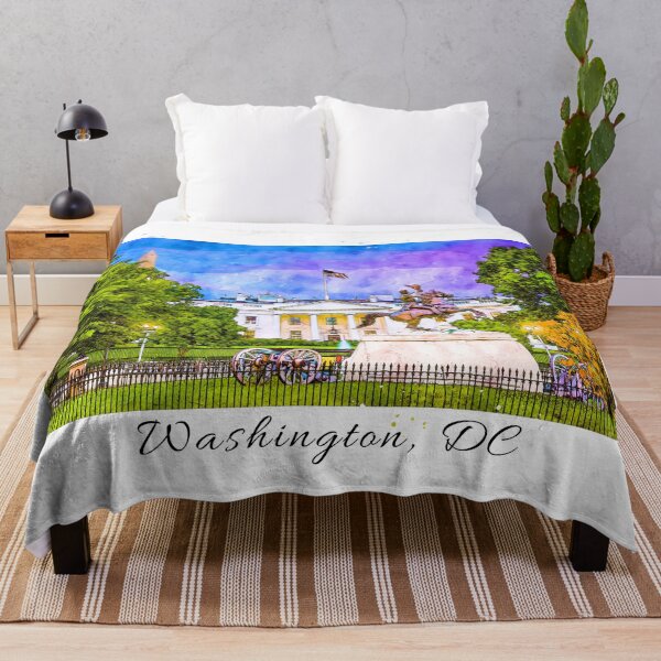 Item preview, Illustration of Washington DC.  Sketch of White House. Nation's Capital designed and sold by SnakeCharm.