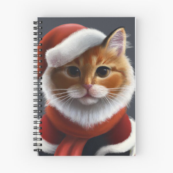 Item preview, Christmas cat designed and sold by elevatedPrints.