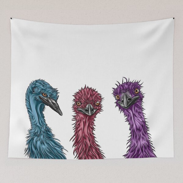 Item preview, Cheeky Emus  designed and sold by smoothfoxill.