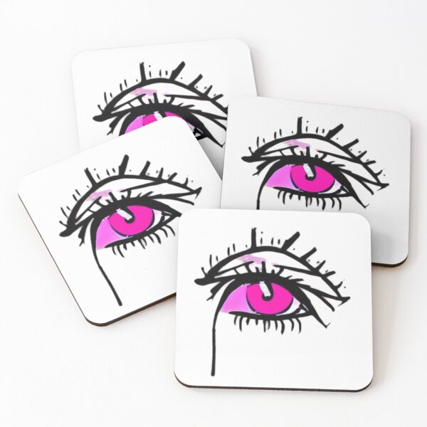 Item preview, weeping pink anime eye black ink graffiti style designed and sold by UncleLanny.