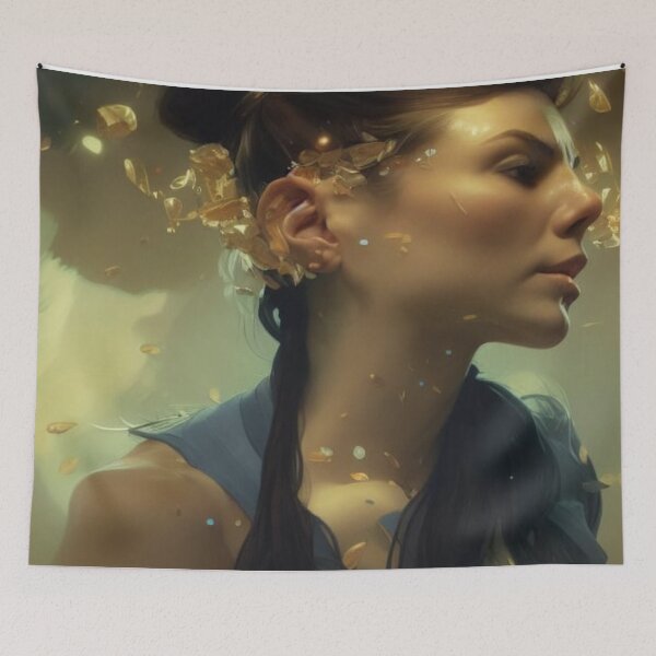 Item preview, Beautiful Brunette Woman Portrait designed and sold by katiebca2.