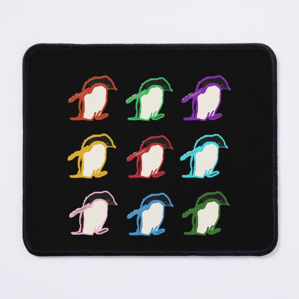 Item preview, A Waddle of multi-color Penguins, including Sticker Pack designed and sold by Cowboy Folly.