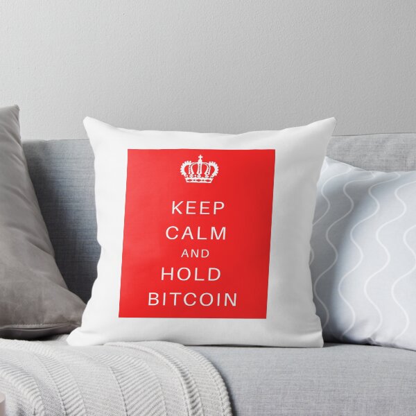 Item preview, KEEP CALM AND HOLD BITCOIN - RED designed and sold by Jero-fan.