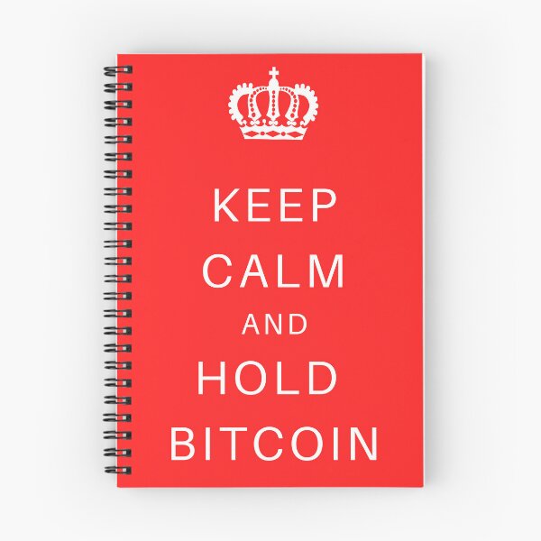 Item preview, KEEP CALM AND HOLD BITCOIN - RED designed and sold by Jero-fan.