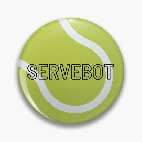 Artikelvorschau, Serve Bot Tennisball entworfen und verkauft von Sports-Stickers.