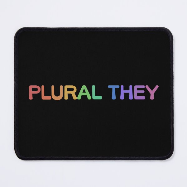 Item preview, Pastel Rainbow Plural They (Weighted Horizontal) designed and sold by Collective Tey.