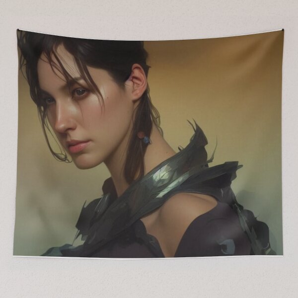 Item preview, Beautiful Brunette Woman Portrait designed and sold by katiebca2.