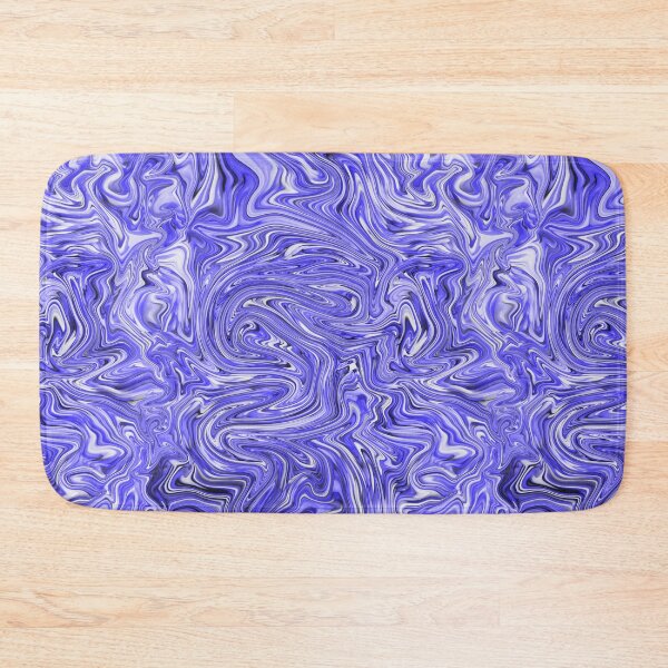 Item preview, Cool Blue liquify pattern, complex abstract art  designed and sold by Karo Art.