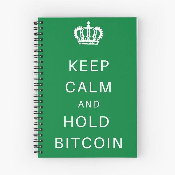 Item preview, KEEP CALM AND HOLD BITCOIN - GREEN designed and sold by Jero-fan.