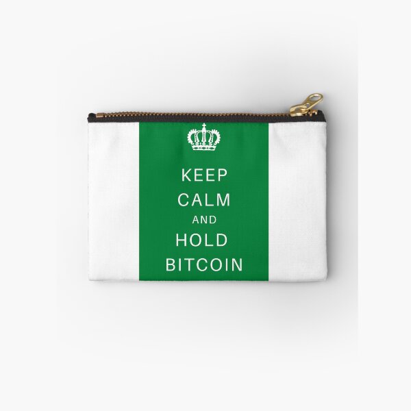 Item preview, KEEP CALM AND HOLD BITCOIN - GREEN designed and sold by Jero-fan.