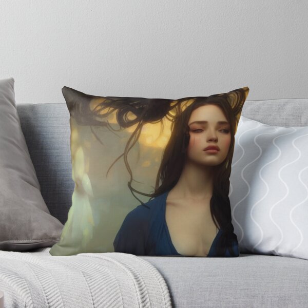 Item preview, Beautiful Brunette Woman Portrait designed and sold by katiebca2.