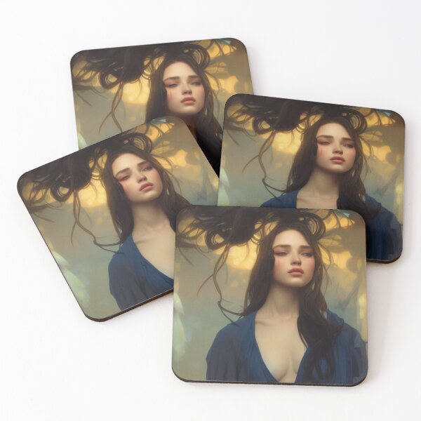 Item preview, Beautiful Brunette Woman Portrait designed and sold by katiebca2.