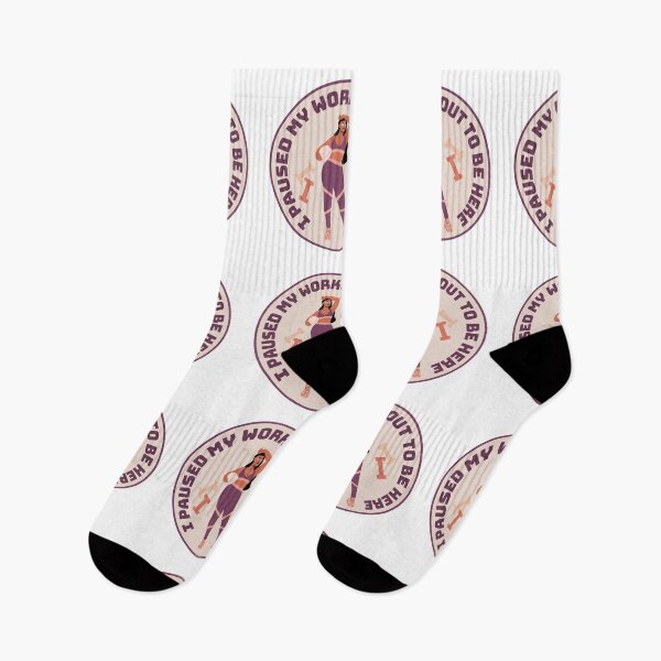 Item preview, I Paused My Workout To Be Here designed and sold by karolaan.