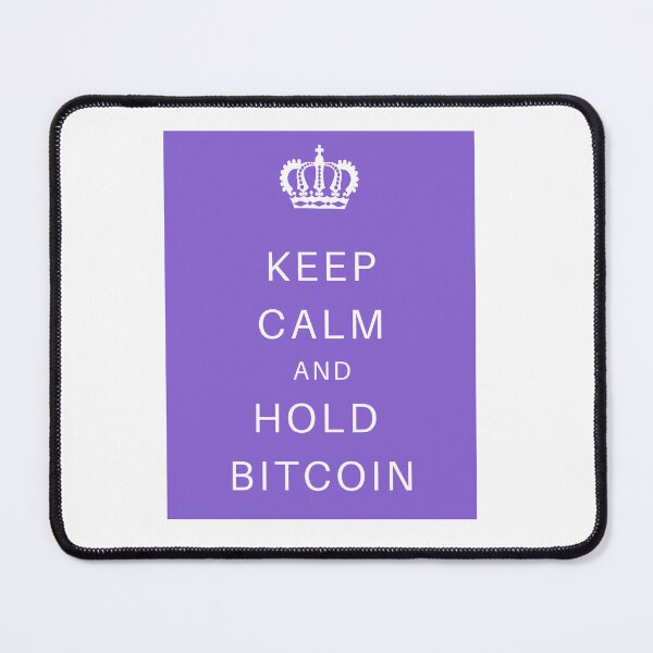 Item preview, KEEP CALM AND HOLD BITCOIN - PURPLE designed and sold by Jero-fan.