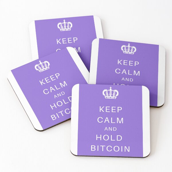 Item preview,  KEEP CALM AND HOLD BITCOIN - PURPLE designed and sold by Jero-fan.