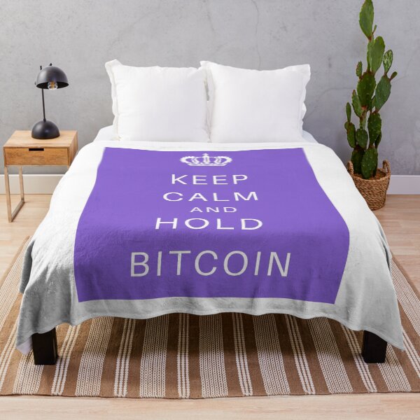Item preview,  KEEP CALM AND HOLD BITCOIN - PURPLE designed and sold by Jero-fan.
