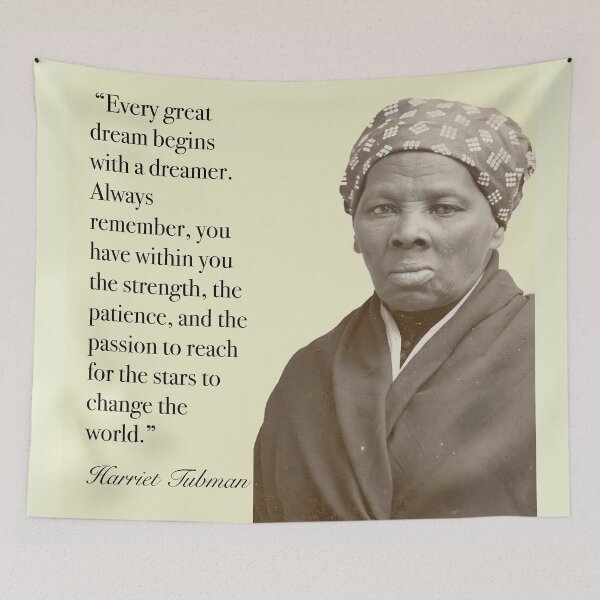 Item preview, Harriet Tubman Quote Every Dream designed and sold by sourceoflife.