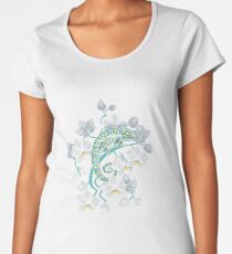 chameleons and orchids Women's Premium T-Shirt