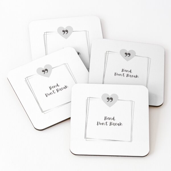 Item preview, Inspirational Quote Bend, Don't Break designed and sold by JCL Design Studio.