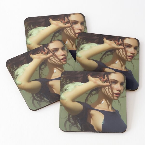 Item preview, Beautiful Brunette Woman Portrait designed and sold by katiebca2.