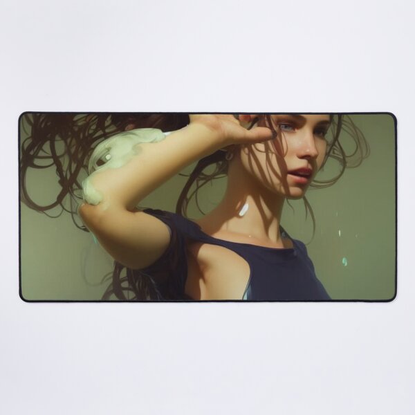 Item preview, Beautiful Brunette Woman Portrait designed and sold by katiebca2.