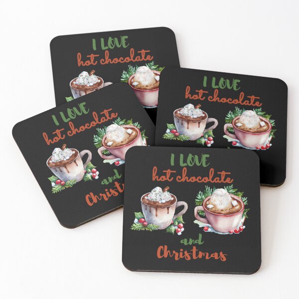 Item preview, I love hot chocolate and Christmas designed and sold by HarriPaloma.
