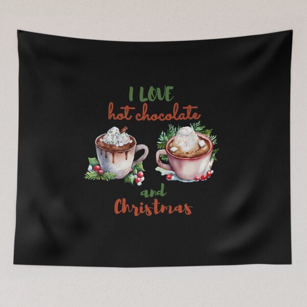 Item preview, I love hot chocolate and Christmas designed and sold by HarriPaloma.