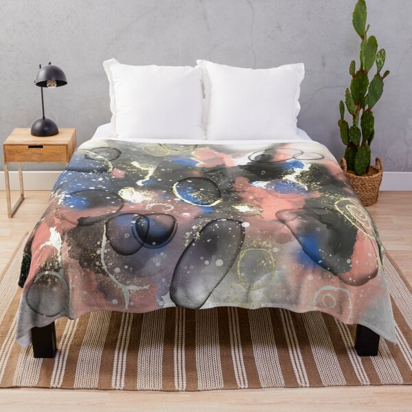 Item preview, Golden Ink Series #1 - Alcohol Ink Abstract Painting (Metallic Gold) designed and sold by Printpix.