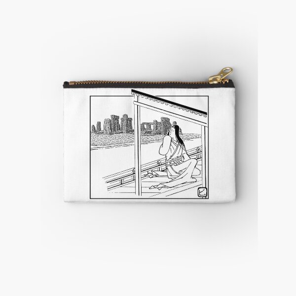 Item preview, Historical Japanese Lady on Veranda: Stonehenge Version designed and sold by BReinbold.
