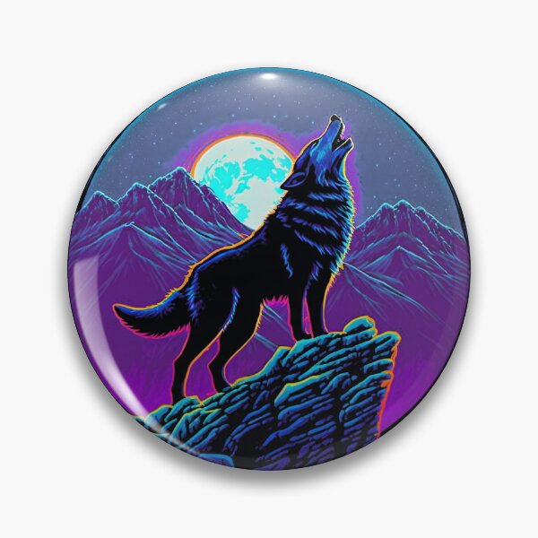 Item preview, Wolf Howling at Moon designed and sold by GummywormDesign.