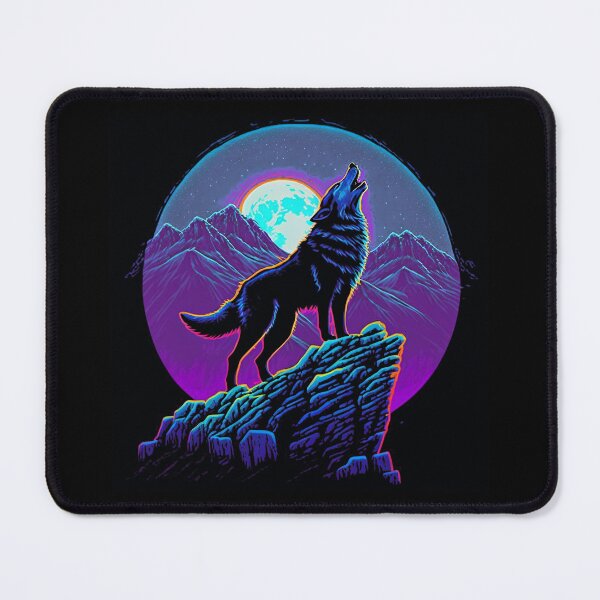 Item preview, Wolf Howling at Moon designed and sold by GummywormDesign.