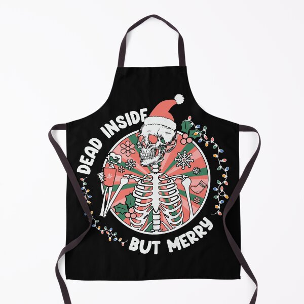 Item preview, Dead Inside But Merry - Christmas Skeleton designed and sold by OffBeatHolidays.