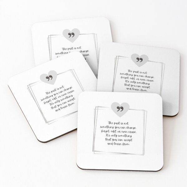 Item preview, Inspirational Quote The Past Can't Be Changed, But Learned From designed and sold by JCL Design Studio.
