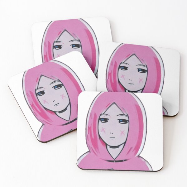 Item preview, spray paint goth pink anime girl  designed and sold by UncleLanny.