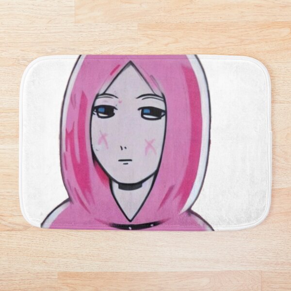 Aperçu de l'œuvre peinture en aérosol goth rose anime fille créée et vendue par UncleLanny.
