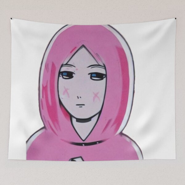 Item preview, spray paint goth pink anime girl  designed and sold by UncleLanny.