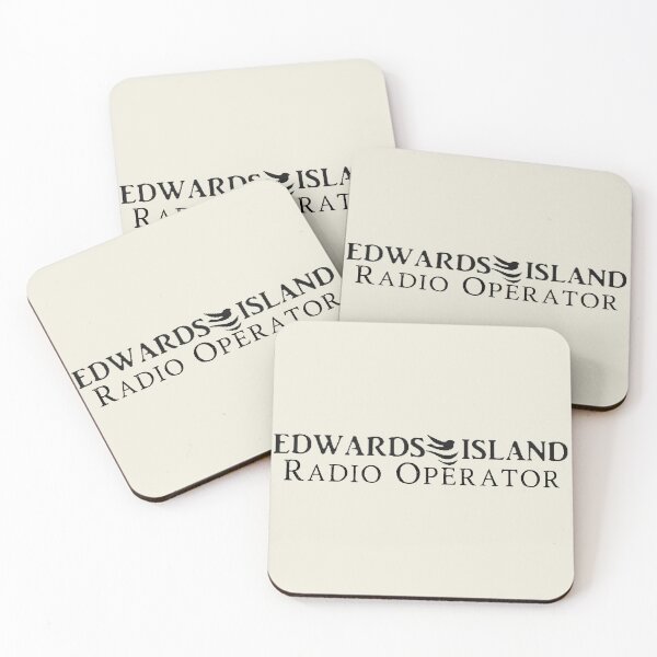 Item preview, Edwards Island Oxenfree Radio Operator Badge designed and sold by Pink Ribbon.